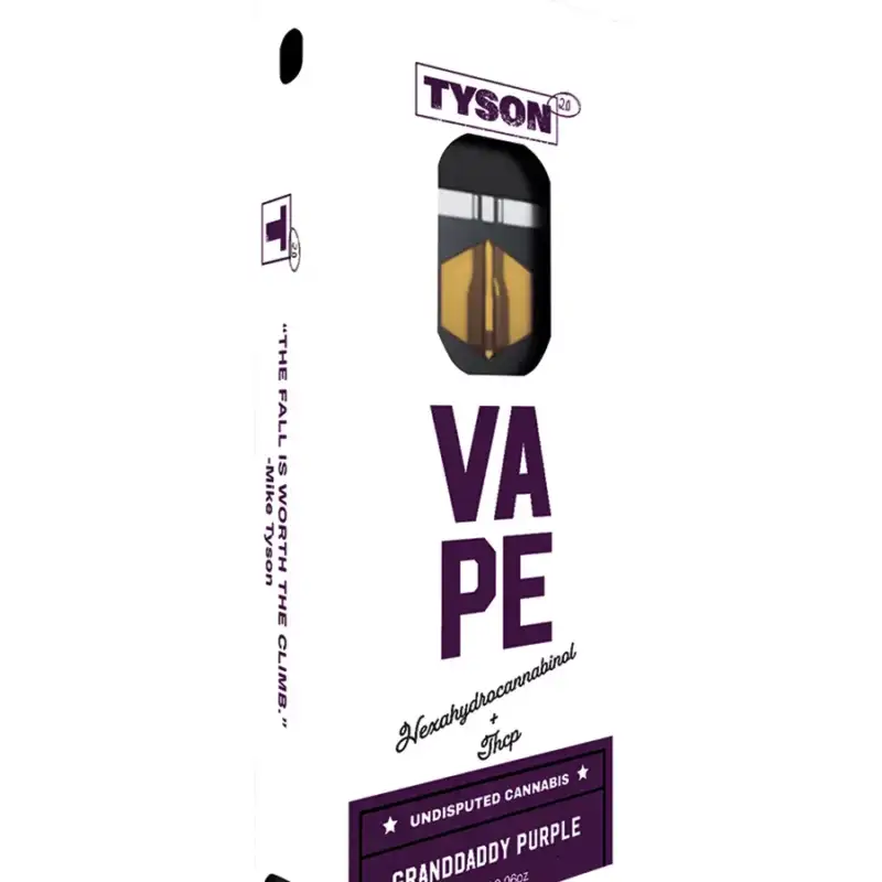 TYSON Disposable Vape Pen H4CBD Granddaddy Purple – 2ml