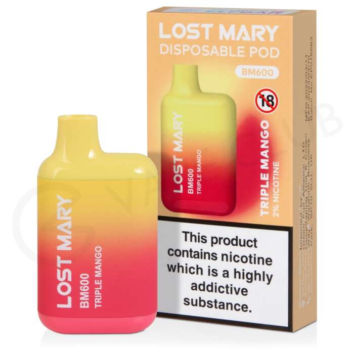 LOST MARY BM600 Disposable Vape - Triple Mango